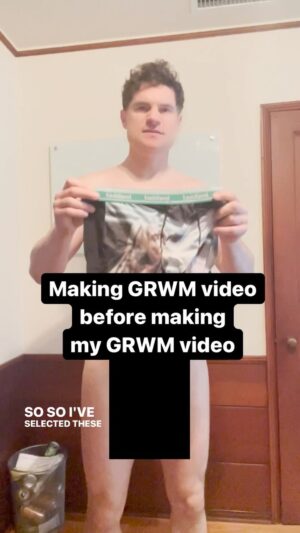Flula Borg Instagram - tag someone who is also having a pants or a shirt #GRWM