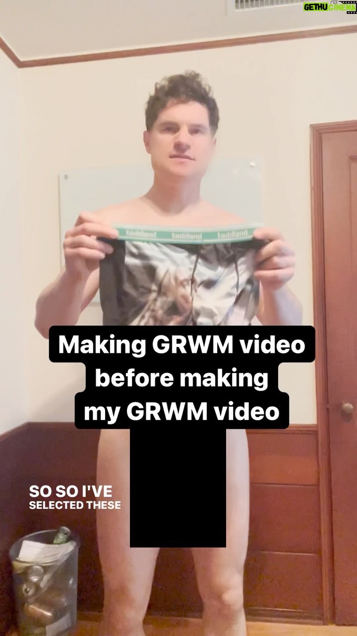 Flula Borg Instagram - tag someone who is also having a pants or a shirt #GRWM