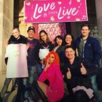 Flula Borg Instagram - Who is having two thumbs and is feeling excitement about the new Pitch Perfect TV show? All the peoples in these Fotos! If you has been wondering "oh wow Flula you was a quiet like a library these passed months, why is that" it is for because I was in Berlin with @adamdevine, @sarahhyland, @jameelajamil, @leraabova, Katharina Thalbach (und many dope dope cameos!), the wunderbar directors @straussschulson, @maureenbharoocha und @richiekeen, and the absolute amazing shows-runner und writer @meganamram working on this aca-sassy journey, #BumperInBerlin! Danke to @elizabethbanks u @maxhandelman for making it this happen! Boom! Berlin, Germany