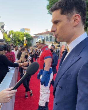 Flula Borg Instagram - if your brains and heart did enjoy #TheSuicideSquad, then feed to them the absolut wunderbar @hbomaxpeacemaker! dark und delishus comedy, dope musik, sassi action, and much heart all from the tasti cerebellums of @jamesgunn! you shall love the absolute ekzellent performances from @jenniferlholland, @chukwudi_iwuji, @steveagee, @daniebb3, freddie stroma, T-1000 aka @ripfighter, eagly (!!!), MANY other döpe cameos (hallo, @nataliasafran!), und of course..."the man, the mith, the legand"... @johncena! enjoy this show immediate!!

content explains! 

1. nippulls have a very much high instagram engaging, so here is me dancing (with nippulls out) to my song PEACEMAKER from my album inspire by @TheSuicideSquad...there is to many cursings in the song, so i cannot play the song. here is the worst 49 seconds of my impromptoo däncings.

2. Peacemaker Show! View it on Home Box Office Maximum! @hbomax

2. during #TheSuicideSquad premeare john whisper to me me he is NEVER a little spoon in relationshops, so i am tried to accommodation his dream during our carpet intervews.

4. john asked me if i can do some impressions. this is me making my Kool-Aid Man voice for john. foto is snäpped right after the "oh" and just before my "yeeeah."