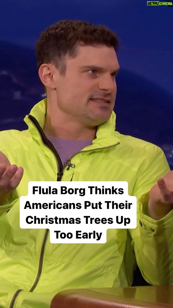Flula Borg Instagram - Is your tree up yet? 🎄#CONAN