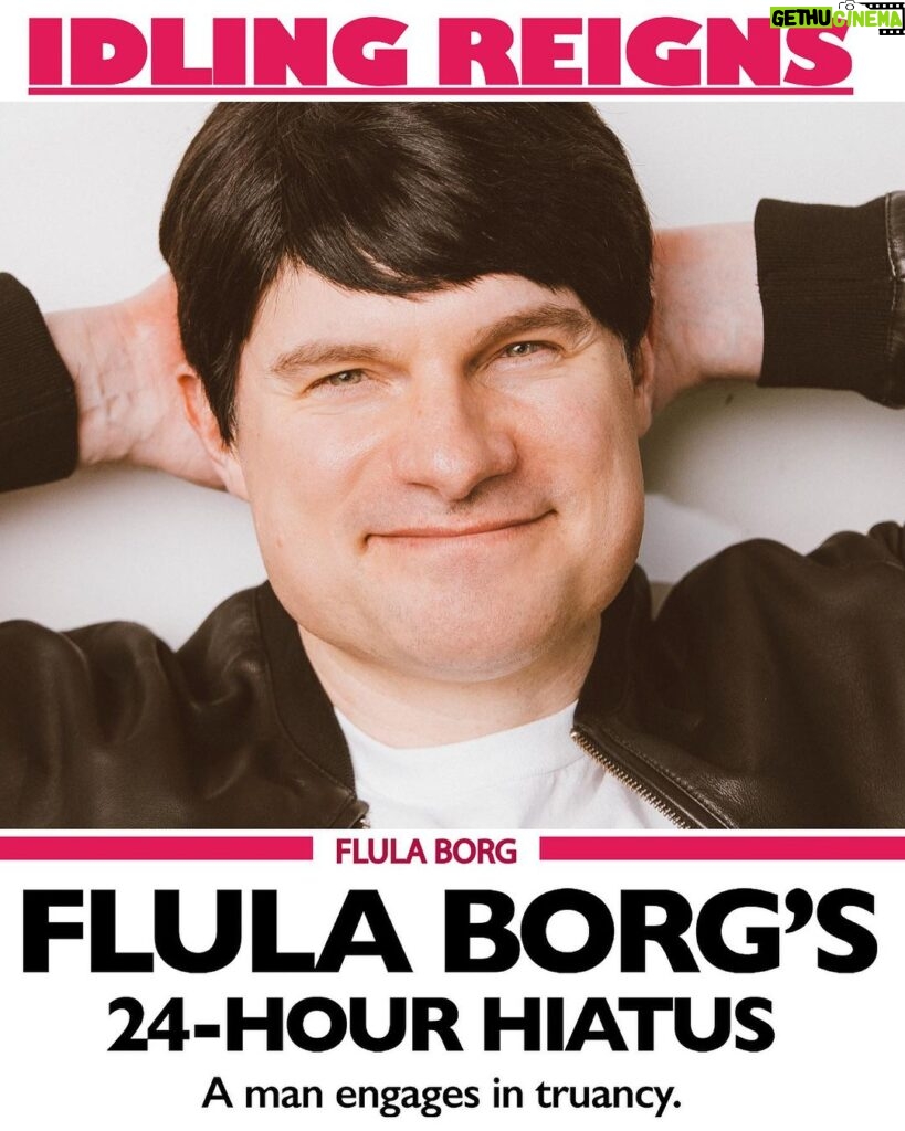 Flula Borg Instagram - I am so excite for my new feature film, FLULA BORG'S 24-HOUR HIATUS. It is about a man who engages in truancy and is having a very nice time driving his mama's new Volkswagen all over Heidelberg with his two friends who are engaging in truancy also. And NO, this is not relation to a film from the 1980 decade, this is a total originality movie! (Also YES, Flalendar 2024 does include a Poster of this film, link in bio!) 📸 by @selashiloni 💈💄by @kristensaia #Flalendar #Flalendar2024 #FlulaShop