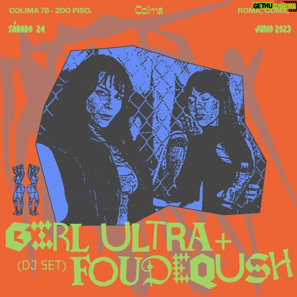 Foudeqush Instagram - CDMX mañana DJ set con la comadre @girlultra en @clubcolima cover en la entrada $100 antes de medianoche amos a bailar 🌟🎀💗⭐