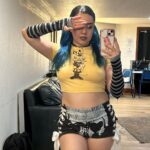 Foudeqush Instagram - gracias austin k bonito ayer! 🤍⭐️ amé el lewkkkkk styling make up and hair x @jadeandalon_ wearing @jaderisa @mexicanicecream @shopclosetofskeletons 🖤🖤🖤