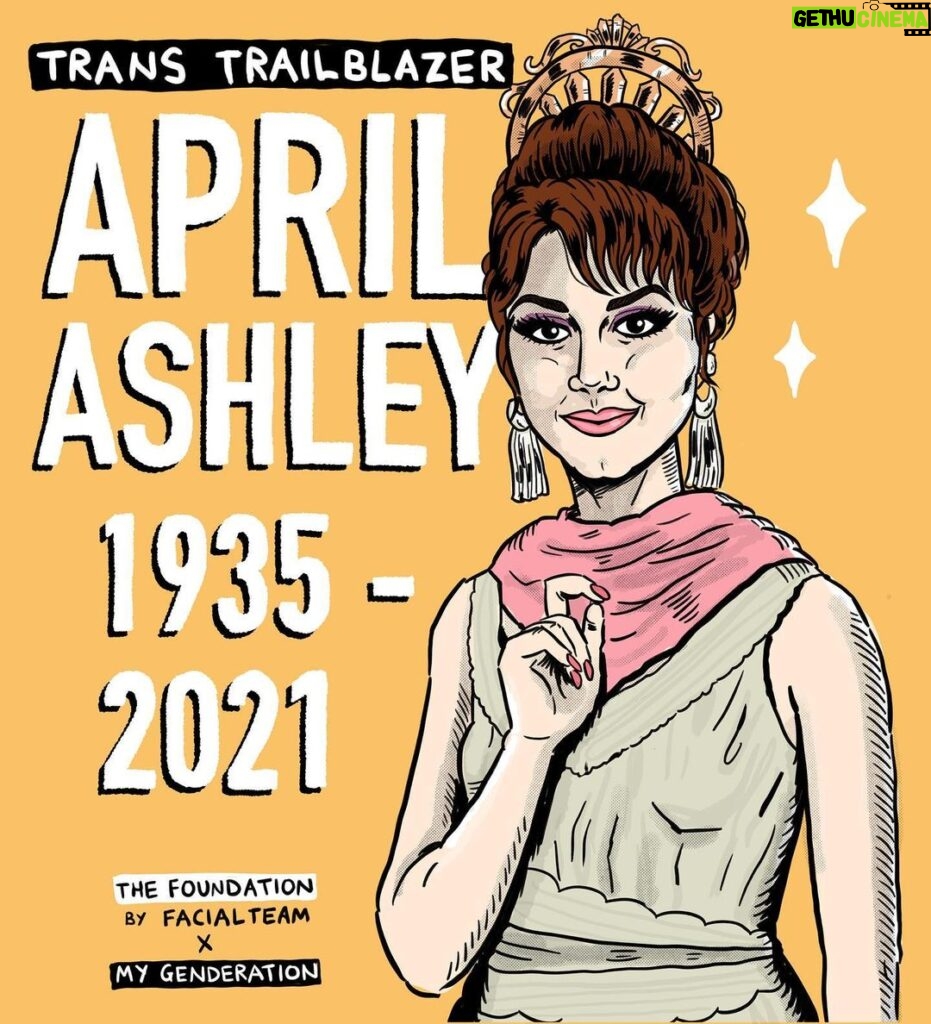 Fox Fisher Instagram - 🏳️‍⚧️ Next week we will be celebrating #TransgenderDayofRemembrance , and The Foundation by Facialteam, in collaboration with @mygenderation , pays tribute to the remarkable journey of April Ashley, a true pioneer for the transgender community. 💪 Her story embodies courage, authenticity, and unwavering determination. She shattered stereotypes and blazed a trail towards greater acceptance for transgender individuals. Today, we honor her indomitable spirit. 🏳️‍🌈 In her memory, #TheFoundation by #Facialteam reaffirms our commitment to a world where everyone can embrace their true selves without fear or prejudice. Together, we stand alongside #transgender and #gender-diverse individuals, advocating for their right to dignity, respect, and love ❤️🧡💛💚💙💜 🔗 Join us in making a difference, visit The Foundation by Facialteam's website to learn how you can help support our mission. Together, we can create a brighter, more inclusive future - Link in Bio. 🎨 Art by @thefoxfisher and @lewishancoxfilms #TransDayofRemembrance #TDOR #TheFoundationbyFacialteam Facialteam - Facial Feminization Surgery