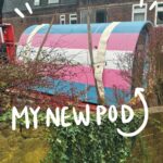 Fox Fisher Instagram - My new pod space arrived just in time for Trans Joy Week 🏳️‍⚧️✨ It’s a space to relax and revive because life has been so chaotic and full on. I chose @hullypods for their unique shape and they have delivered above and beyond!