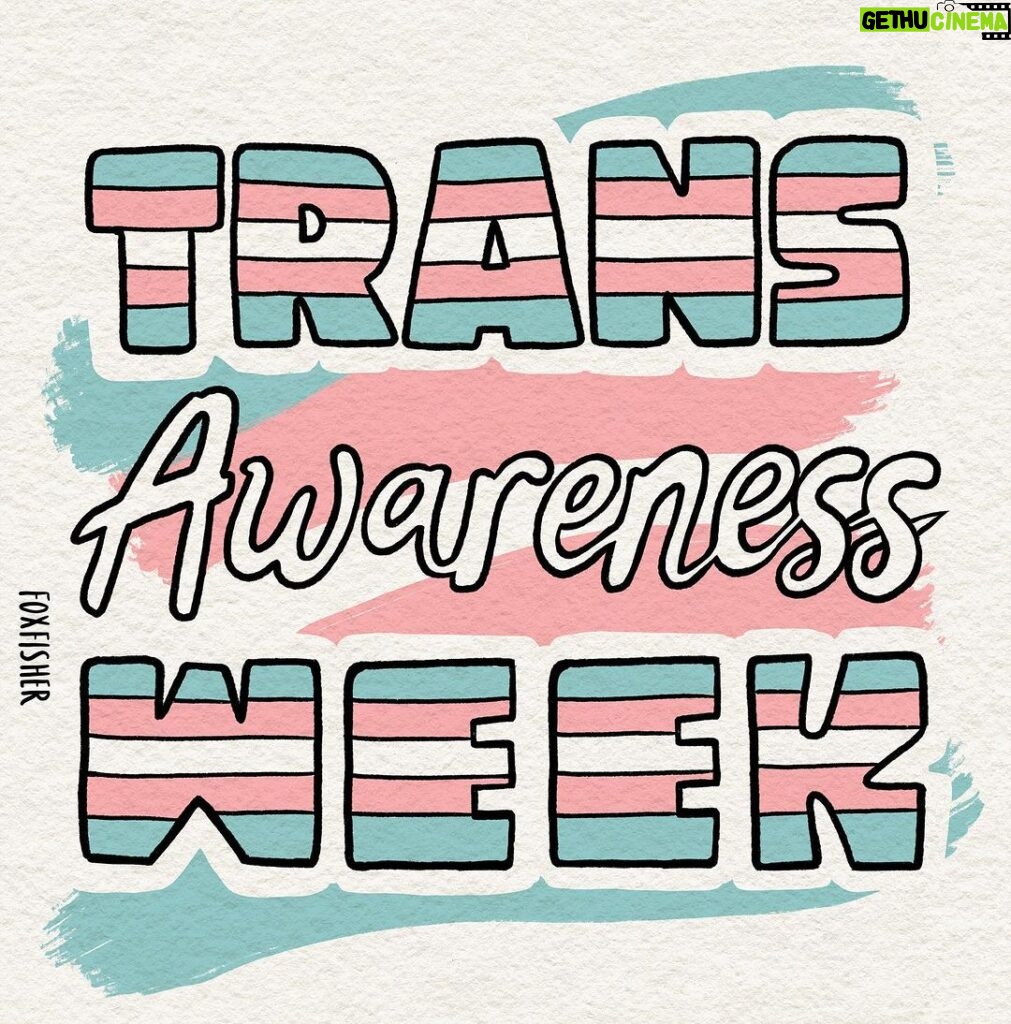 Fox Fisher Instagram - Awareness of trans issues is the key to providing support and being the change 🏳️‍⚧️✨ Happy Trans Awareness week! Read books by trans authors @jkpbooks, films from @mygenderation and donate to trans charities @mermaidsgender @mygenderation @genderedintelligence @transpridebrighton