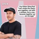 Fox Fisher Instagram - Being a trans ally is about fostering environments that celebrate trans lives rather than merely tolerating. Trans people require more than fundamental rights. Awareness of trans issues is what helps an ally to be more accurate when taking action; dismantling stereotypes, and debunking bias. 🏳️‍⚧️✨ Had a great chat with @niccrosara @divamagazine alongside@evaech0 @itsparismunro @ki.sces for #transawarenessweek #trans #nonbinary #lgbtq🌈 #transmasc #transrights