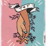 Fox Fisher Instagram - T4T means couples or relationships which involve trans people 🏳️‍⚧️🎉 The benefit of this is a deep connection and special understanding of trans issues, which can feel euphoric and nurturing. Don’t settle for anything less! My partner @uglastefania is a sassy trans femme and we’ve been together for 7+ years #t4t #trans #lgbtqia #queerart #transart #lgbtcommunity #ftm #mtf #nonbinary
