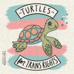 Fox Fisher Instagram - Everyone deserves to feel safe in their own shell 🏳️‍⚧️✨Let’s shell-ebrate trans lives