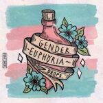 Fox Fisher Instagram - If only gender euphoria could be achieved by applying a few drops topically ✨ Little euphoric moments can happen many times along the trans journey: new hair, the way an item of clothing looks on the body, a voice pitch change, someone using your name and pronouns etc 🏳️‍⚧️💜 When things are tough, just remember that this too shall pass and everything will be alright 🏳️‍⚧️ #trans #gender #transgender #lgbtart #queerartist #transartist #euphoria