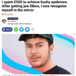 Fox Fisher Instagram – Trans masculine affirming non-surgical procedures aren’t talked about enough, and it’s something that’s brought me instant euphoria 🏳️‍⚧️🌟

I wasn’t blessed with big bushy eyebrows, but this allowed me to achieve something that gives me euphoria about the way I look. And I know, for many trans people, little things like this can make such a difference. 

Thanks @drvincentwong and @jademendes 💜

Before coming out, I started to feel the pressure to conform to stereotypes about how girls are supposed to dress and behave. So, at the age of 11, I signed up for a finishing-school type class, which taught tweens and teens how to preen and prettify our faces.

For my eyebrows specifically, the teacher used me as the example model – showing the girls the best tweezers, where to pluck and how much to remove. This gave me fashionably thin brows, very femme.