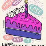 Fox Fisher Instagram - Bi people, like myself, aren’t being greedy - and today is a great day for a cake pun. I’ll have my cake and eat it, thank you very much 🏳️‍🌈🌟 Proud to be 100% bi - How do you identify? #bisexualart #bi #bivisibilityday #lgbtart #queerart #transartist