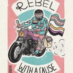 Fox Fisher Instagram - 🏳️‍⚧️💪 Calling all rebels with a cause! We're here, we're queer, and we're ready to fight for our rights. The battle for trans and non-binary equality is on, and we need you in our corner. Let’s stand against discrimination, and for the freedom to live freely and authentically. We're pushing for accurate identification, fair treatment in schools and healthcare, and an end to targeted bills against us 🚫. We're more than a rainbow flag or a catchy slogan - we're a movement 🏳️‍⚧️💕. Join us, take and stand and let's make a difference together. Because being a rebel means standing up for what's right, even when it's hard. #TransRights #NonBinaryRights #queerart #transartist #lgbtart