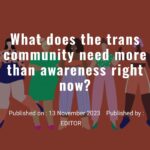 Fox Fisher Instagram - Being a trans ally is about fostering environments that celebrate trans lives rather than merely tolerating. Trans people require more than fundamental rights. Awareness of trans issues is what helps an ally to be more accurate when taking action; dismantling stereotypes, and debunking bias. 🏳️‍⚧️✨ Had a great chat with @niccrosara @divamagazine alongside@evaech0 @itsparismunro @ki.sces for #transawarenessweek #trans #nonbinary #lgbtq🌈 #transmasc #transrights