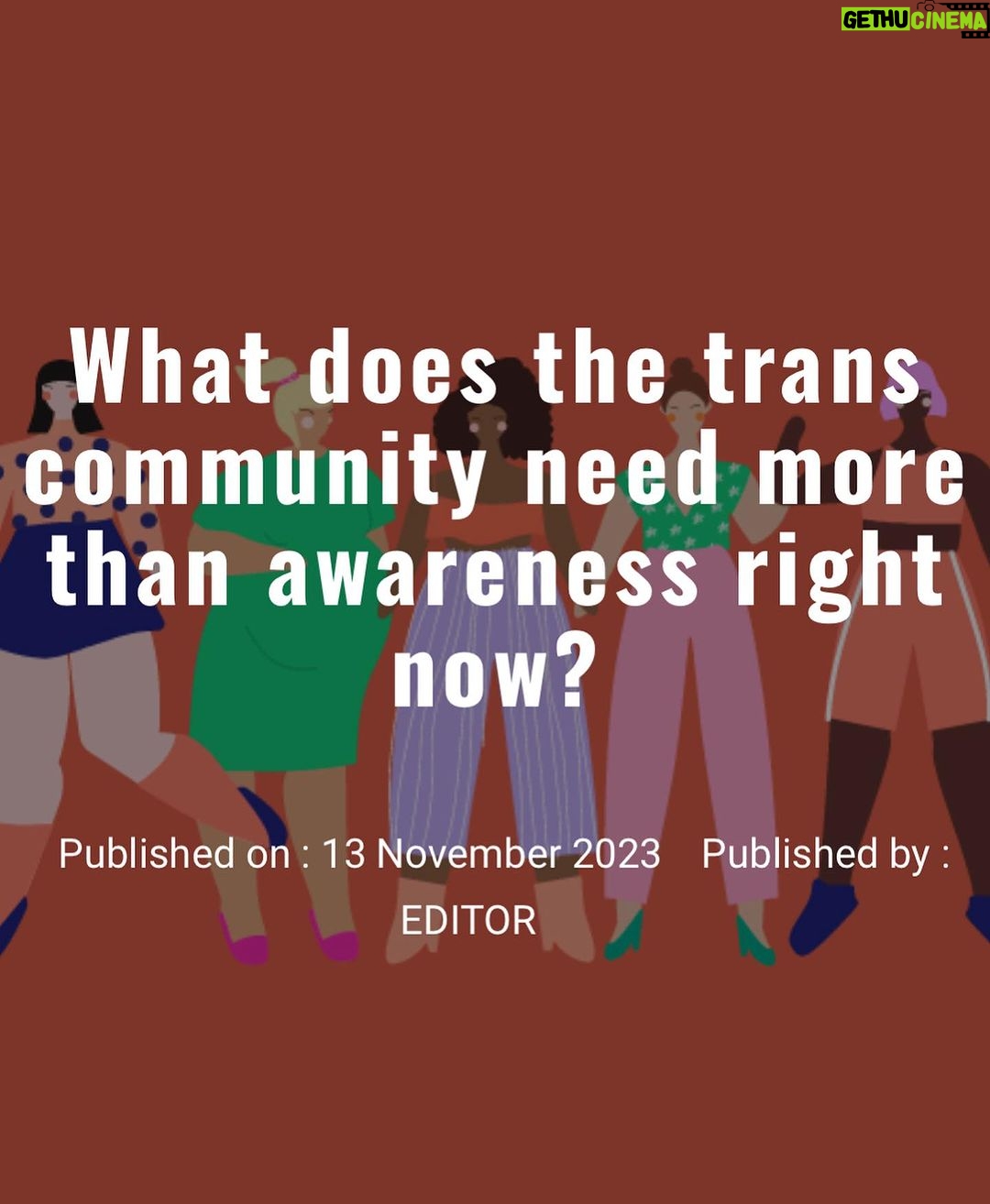Fox Fisher Instagram - Being a trans ally is about fostering environments that celebrate trans lives rather than merely tolerating. Trans people require more than fundamental rights. Awareness of trans issues is what helps an ally to be more accurate when taking action; dismantling stereotypes, and debunking bias. 🏳️⚧️✨ Had a great chat with @niccrosara @divamagazine alongside@evaech0 @itsparismunro @ki.sces for #transawarenessweek #trans #nonbinary #lgbtq🌈 #transmasc #transrights