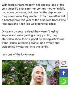Fox Fisher Instagram - The real trans agenda: To grow old ✨🏳️‍⚧️ Thanks to all the incredible trailblazers that have paved the way for trans lives.