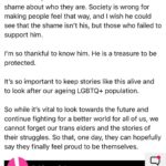 Fox Fisher Instagram - The real trans agenda: To grow old ✨🏳️‍⚧️ Thanks to all the incredible trailblazers that have paved the way for trans lives.