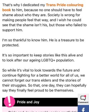 Fox Fisher Instagram - The real trans agenda: To grow old ✨🏳️‍⚧️ Thanks to all the incredible trailblazers that have paved the way for trans lives.
