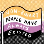 Fox Fisher Instagram – Let’s celebrate non-binary lives! There are infinite ways to be non-binary. Non-binary doesn’t have specific look. Non-binary people use all pronouns. Non-binary is not a third gender. Non-binary people have always existed. 

Btw: Non-binary acts as an umbrella term, not a ‘third gender’. There are those who identify with it specifically while many others identify with its rejection of a binary system of gender in their own nuanced way.

You don’t have to fully understand non-binary people to respect non-binary people 🏳️‍🌈🌟🏳️‍⚧️ 

#nonbinary #lgbtart #nonbinarytrans #trans #enby #queerart #transartist #prideart