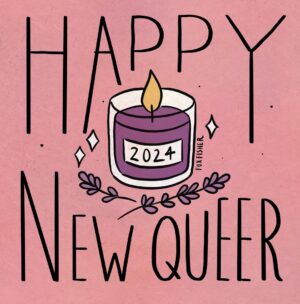 Fox Fisher Instagram - Happy 2024 dear ones 🏳️‍⚧️✨🏳️‍🌈

I hope you can find peace in yourselves, draw a line over 2023 and enter 2024 with hope and enthusiasm! 

My mantra for 2024 is ‘little and often’ - meaning that small daily practices get results, whether that’s exercise, meditation, art, music etc. 

#newyear #2024 #nye #queerart #lgbtart #transartist