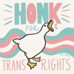 Fox Fisher Instagram - Honk if you support trans lives 🏳️‍⚧️✨ On that note, checkout the art of @nug00seillustrations who is a disabled trans artist who creates goose themed paintings. #trans #transartist #lgbtart #queerartist #nonbinary