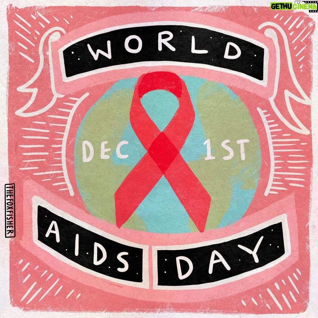 Fox Fisher Instagram - Today is World AIDS Day where we remember those we lost to the epidemic which began in 1981 and continues today. 40.4 million deaths and counting so far. AIDS isn’t the death sentence it used to be thanks to PReP and awareness campaigns but there seems to still be a lot of misunderstanding, shame and stigma around it. Checkout @teamprepster and @iwantprepnow