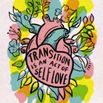 Fox Fisher Instagram - Only you know what’s best for you and sometimes that’s a process of elimination - Transition means something different to each person on a journey. May your days be filled with love, connection and joy 🏳️‍⚧️✨