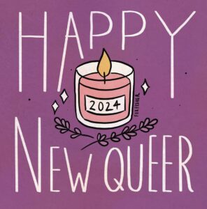 Fox Fisher Instagram - Happy 2024 dear ones 🏳️‍⚧️✨🏳️‍🌈 I hope you can find peace in yourselves, draw a line over 2023 and enter 2024 with hope and enthusiasm! My mantra for 2024 is ‘little and often’ - meaning that small daily practices get results, whether that’s exercise, meditation, art, music etc. #newyear #2024 #nye #queerart #lgbtart #transartist