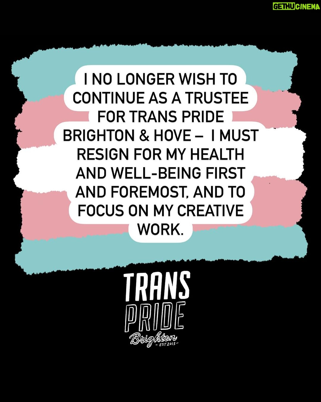 Fox Fisher - 3.9K Likes - I no longer wish to continue as a trustee for Trans Pride Brighton & Hove – I must resign for my health and well-being first and foremost, and to focus on my creative work.
As a trustee I have always acted to the best of my ability to solve challenges within the charity, but I no longer feel I have the strength or energy to continue that work.
I’ll always be proud to be a co-founder of Trans Pride Brighton & Hove and to have documented Trans Pride for the past decade.
For now I need to step away. I wish Trans Pride Brighton & Hove all the best and I’d love to be involved again in the future.
Fox Fisher