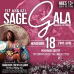 Franchon Crews Dezurn Instagram - Can’t wait to celebrate with @sage.inc at Their Sold Out 1st Annual Gala. Thank You For Having Me A Part Of This Special Night.