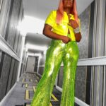 Franchon Crews Dezurn Instagram - Green Eyes Envy Me, Paint My Hair P*ssy Pink 💕✨👩🏽‍🎤🌙 Models Continue Submitting For My Fashion Show In Feb New Jersey