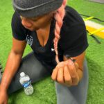 Franchon Crews Dezurn Instagram - 🧱 By 🧱 Great Work With @ferociouslyfit2 Beside Me Pushing Me To Beat Me. Enjoying The Process Of DEZ-Earning Everything I Deserve 💪🏾😤 CC: @glenndezurnjr