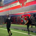 Franchon Crews Dezurn Instagram - 🧱 By 🧱 Great Work With @ferociouslyfit2 Beside Me Pushing Me To Beat Me. Enjoying The Process Of DEZ-Earning Everything I Deserve 💪🏾😤 CC: @glenndezurnjr