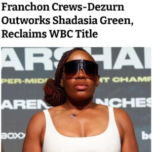 Franchon Crews Dezurn Instagram - She has a song that hit the charts in the UK, a clothing line, she designs other fighters fight night outfits, she's a wife, a proud representative of women's boxing and once again she is the current WBC super middleweight champion. I am truly grateful to be witnessing the greatest era of women's boxing with all of the great champions and match-ups. Congrats, @thehhdiva. You refused to be bound by the nonbelievers and was graceful in victory, encouraging Shadasia,  who I believe will go on to do exactly what you said... 
#boxing #dezurn #green #minneapolis #minnesota #dmv
@boxingscene