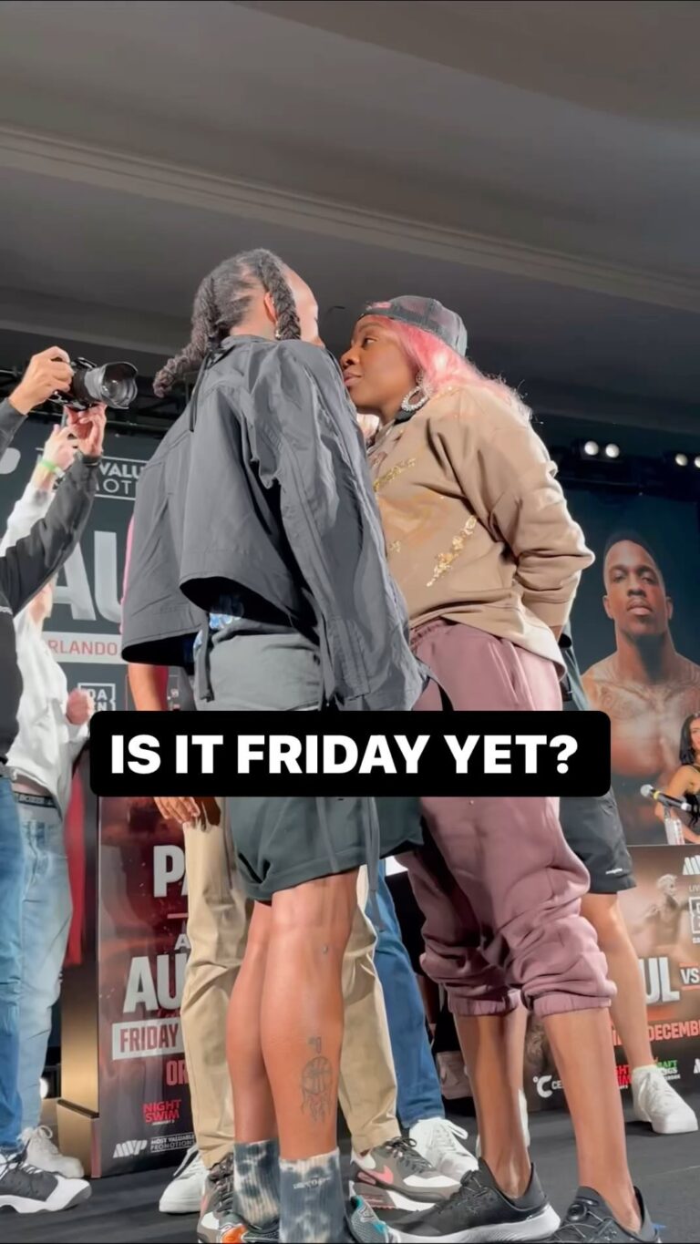 Franchon Crews Dezurn Instagram - No standing down from either @shadasia_green or @thehhdiva 👀 @jakepaul returns to action against Andre August, LIVE on DAZN.com, FRIDAY, December 15 🍿 #PaulAugust