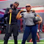 Franchon Crews Dezurn Instagram - S/O TO my Guy And S & C coach @ferociouslyfit2 for an amazing camp. So Fun & Thank You For Pushing Me. this Ain’t The Half Of It 😅😫🙌🏾 It’s Work Time 💪🏾😤 Cameo By Champ @kendra_reeves01 💕 #paulaugust #WBC