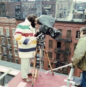Francis Ford Coppola Instagram - The first photo is from the set of The Godfather Part II, filming a birds-eye shot. The second, is a crane rig on the set of @megalopolisfilm 50 years later. Although The Godfather Part II was complex, involving seven time-periods/settings: Lake Tahoe, old NYC, new NYC, Hollywood, Las Vegas, Havana and Sicily - it was the most smooth making of all my films.