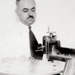 Francis Ford Coppola Instagram - This is my grandfather, Agostino Coppola with the machine he built, the VITAPHONE used to make THE JAZZ SINGER, which began the sound era of movies. (A machinist would never wear a tie, so this is a PR photo)