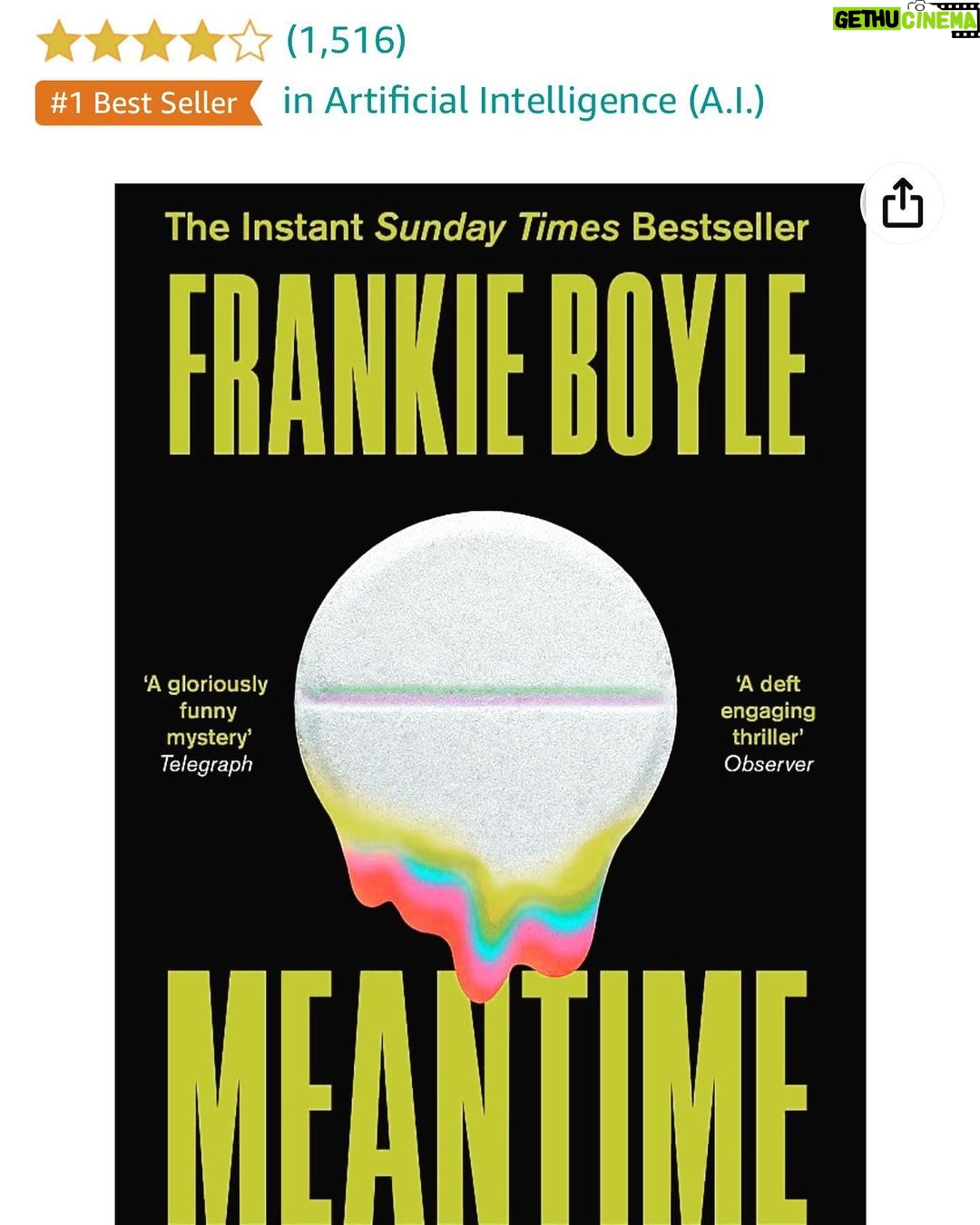 Frankie Boyle Instagram - Number 1 in Artificial Intelligence
