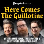 Frankie Boyle Instagram – Comedians @Frankie_Boyle, @SusieMcCabeComic and @MacArthur.Boyd discuss the chaos of the world in a hilariously funny, brand-new @GlobalPlayer Original Podcast. Get a taste of what’s to come in the trailer, and subscribe to hear new episodes of ‘Here Comes the Guillotine’ landing every Monday from 12th February.