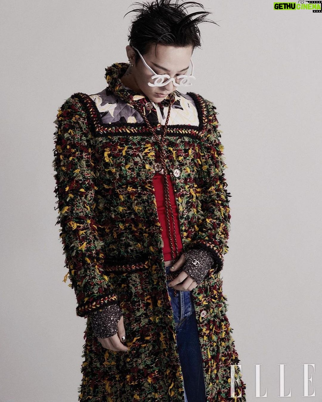 G-Dragon Instagram - #AD @ellekorea @chanelofficial July 2023
