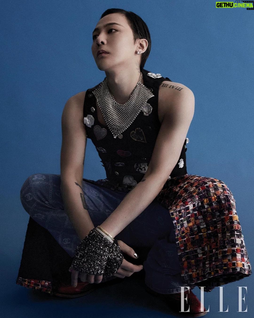 G-Dragon Instagram - #AD @ellekorea @chanelofficial July 2023