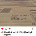 Gülben Ergen Instagram - 29 Ekim Cumhuriyet Bayramı, bir eğlence değildir🇹🇷 29 Ekim bir kahramanlık destanıdır🇹🇷 29 Ekim geçiştirilebilir, ya da ertelenebilir bir gün değildir🇹🇷 Cumhuriyetimizin 100 yıllık destanı her fırsatta hatırlatılmalı, yaşatılmalı ve #özgürlük savaşı veren mazlum halklara örnek olmaya devam etmelidir. Onlarca yıldır yanıbaşımızda, izlediğiniz videonun içler acısı hikayesi gibi, komşumuz olan ülkelerde yaşanan baskılar, acılar, trajediler; gücünü Cumhuriyetten alan sağlam bir Millet ve Devlet olmamızın önemini bize tekrar tekrar hatırlatıyor. Bugünlerimizi, tüm özgürlüklerimizi, sahip olduğumuz birçok değeri Türkiye Cumhuriyeti’ne borçluyuz🇹🇷 🇹🇷İyi ki cumhuriyetimize yeni bir marş hediye ettin @tarkan ♥️ 🇹🇷İyi ki günlerdir savaşın göbeğinde, patlayan bombaların yanı başında bir cumhuriyet kadını nasıl mesleğini başarıyla yapar bize gösteriyorsun @fullyaozturk ♥️ 🇹🇷İyi ki Hatay’a Nefes Ol sloganıyla tek nefesle 106 metreye dalarak dünya rekoru kırdın @sahikaercumen ♥️ 🇹🇷İyi ki Trakya’da çiftçilik yapan Halis Erkorkmaz ve Burak Tunçkol, #Atatürk ve silah arkadaşlarını minnetle yad ettiklerini ifade ederek, tarlalarına #Cumhuriyet100Yaşında yazdılar iyi ki🇹🇷