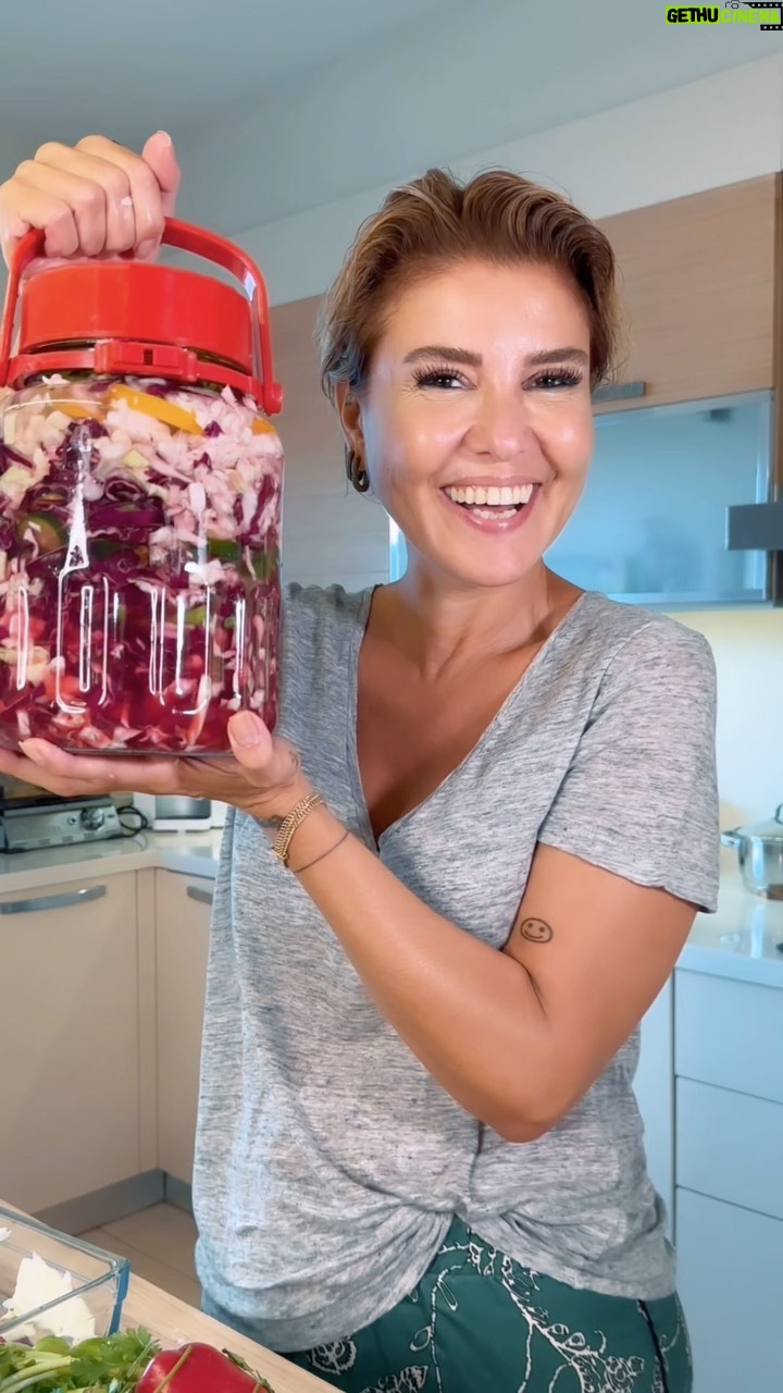 Gülben Ergen - 201.7K Likes - Çift lahanalı #enerci turşusu😅