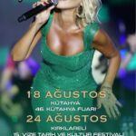 Gülben Ergen Instagram – Ağustos’u şarkılarla, konserlerle uğurluyoruz💚
Sırada Eylül💛