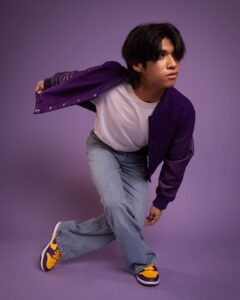 Gabe De Guzman Instagram - my name is Gabe De Guzman and still available for all your student portrayal needs. 😁💜 📸: @monseeworld