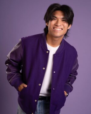 Gabe De Guzman Instagram - my name is Gabe De Guzman and still available for all your student portrayal needs. 😁💜

📸: @monseeworld