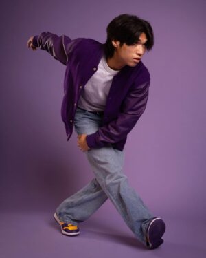 Gabe De Guzman Instagram - my name is Gabe De Guzman and still available for all your student portrayal needs. 😁💜

📸: @monseeworld