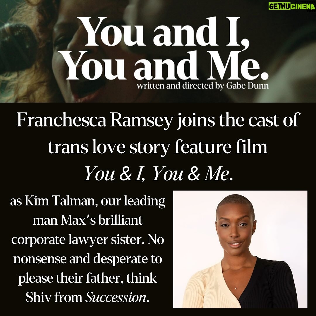 Gabe Dunn Instagram - @chescaleigh joins the cast of @youandiyouandmefilm!! I’ve known Franchesca for almost my entire Internet career and I can prove it with the bananas photo you can swipe through to see. Plus, thank you to more of our @seedandspark donors! We’re less than 5k away from green light and there’s new prizes! Link in bio!